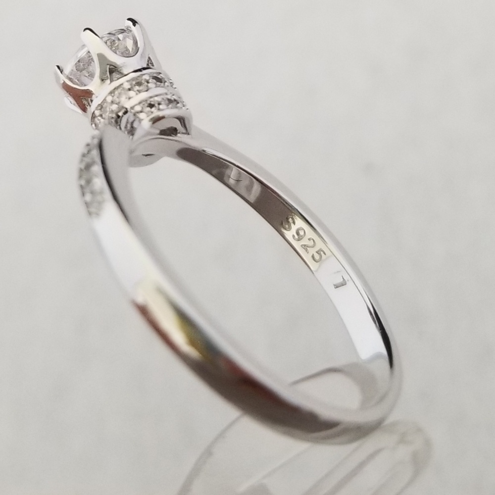 Sterling 1.25ct TW Solitaire - Picture 6 of 8
